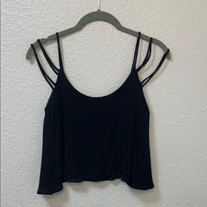 Black tank three straps